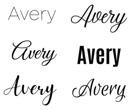 different ways to spell avery|avery male or female name.